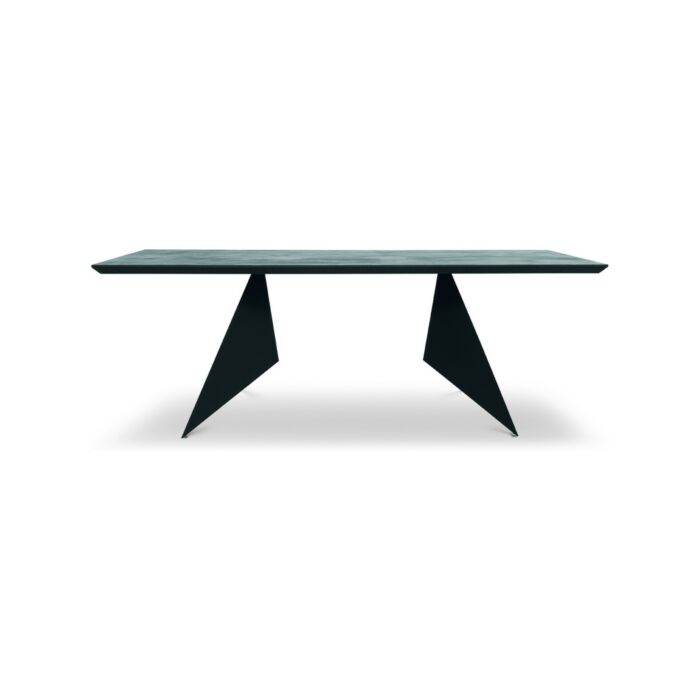 sedit VELA ALLUNGABILE Table rectangulaire extensible - structure en métal peint avec plateau texturé | céramique
