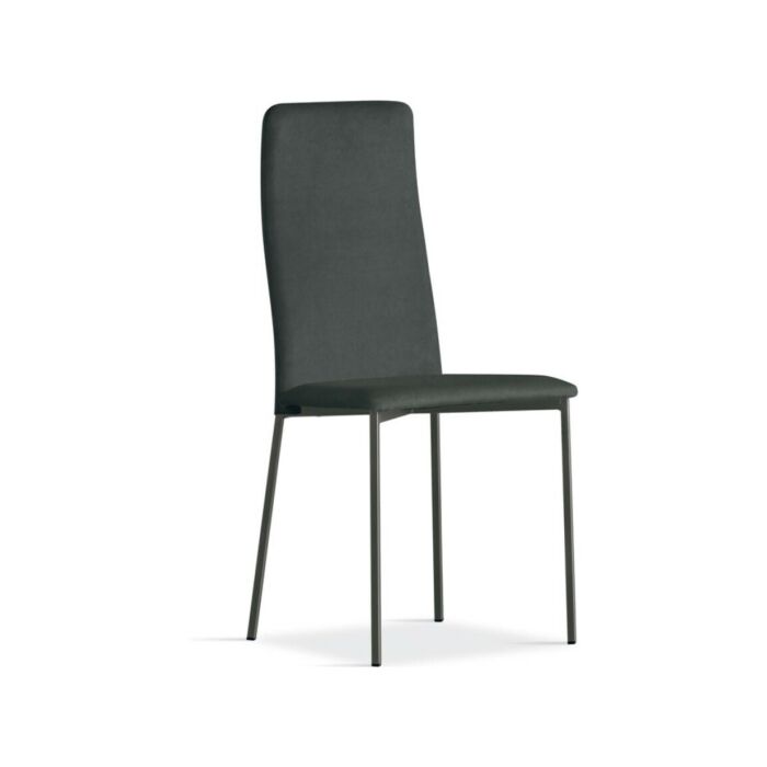 sedit GAIA Chaise avec structure en métal et assise en tissu | peau | cuir écologique | éconabuk