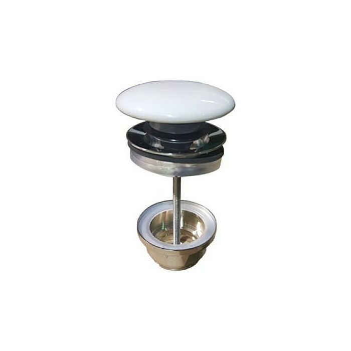 artceram ACA036 Piletta universale lavabo up & down con tappo in ceramica bianco lucido