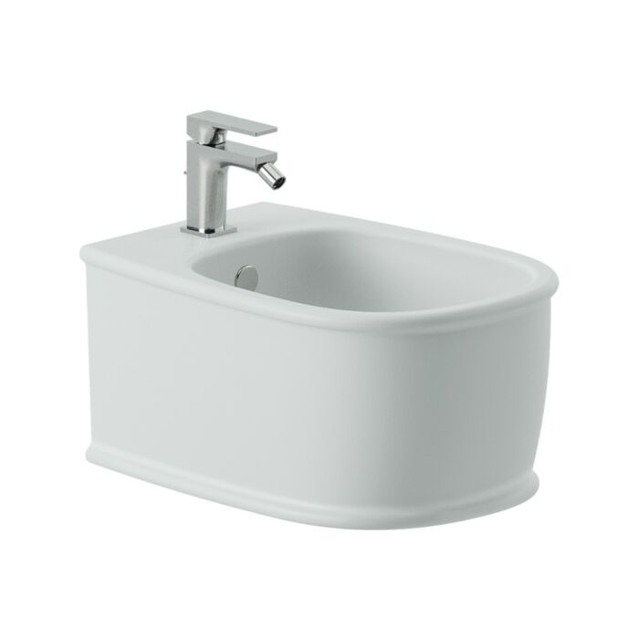 artceram ATELIER 1 hole wall hung bidet 37x52 in ceramic