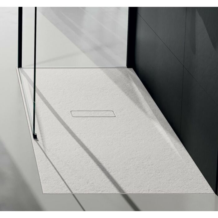 novellini CUSTOM TOUCH Piatto doccia rettangolare h 3.5/12 cm effetto pietra