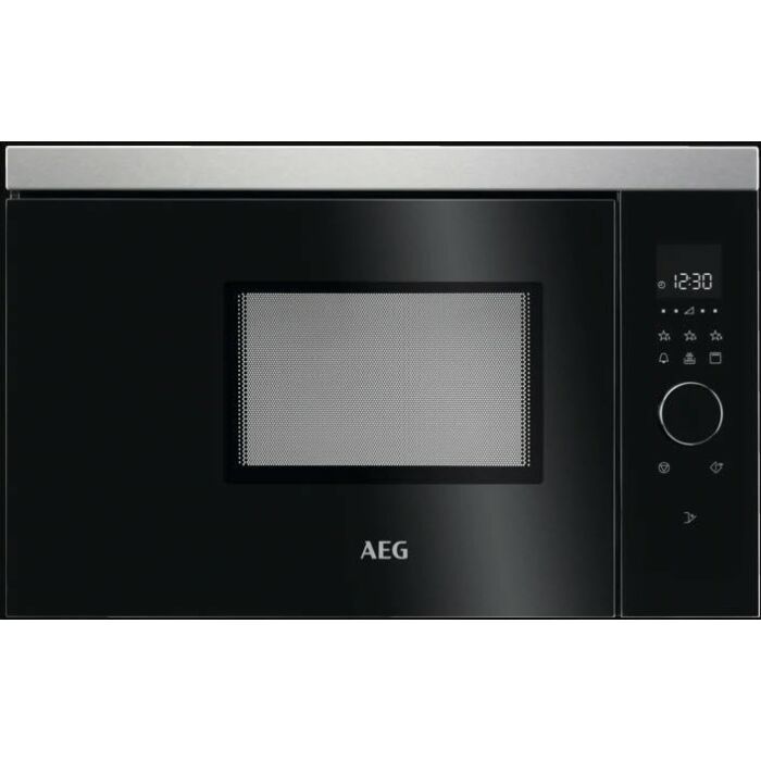aeg MBB1756DEM Serie 8000 Mikrowelle cm. 60 - Anti-Fingerabdruck aus Schwarz / Edelstahl