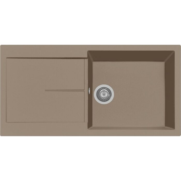 plados telma NF9910 UG 72 - MICROULTRAGRANIT INFINITY Lavello 1 vasca + gocciolatoio reversibile cm. 99 x 50 - Tartufo