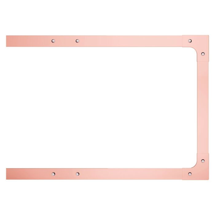 ilve Noblesse Nostalgie Cornice decorativa per blocco cottura Nostalgie - cromo | ottone | rame | brunito