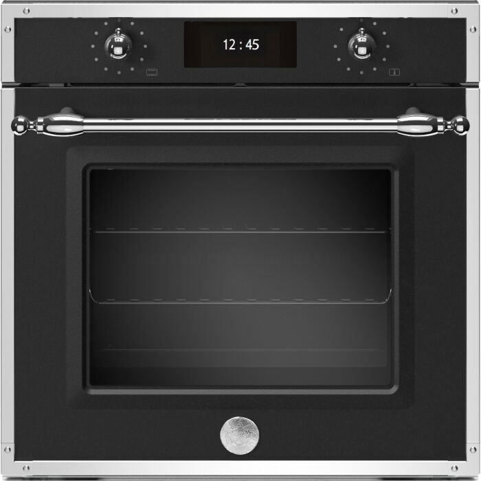 bertazzoni F6011HERVPTNE Heritage Four mixte à vapeur 60 cm - Noir mat