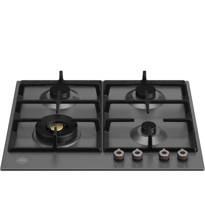 bertazzoni P604LPRONE Professional 4-burner gas hob 60 cm - matt black