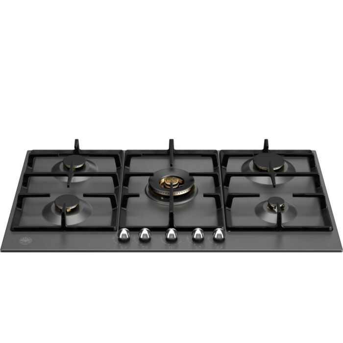 bertazzoni P905CHERNE Heritage 5-Flammen-Gasherd 90 cm - mattschwarz