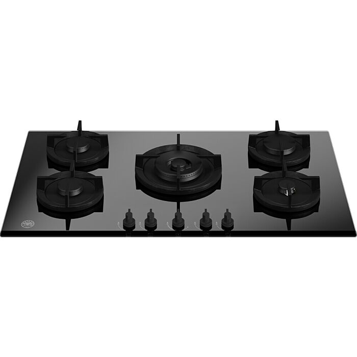bertazzoni P905CMODGNE Modern Piano cottura a gas 5 fuochi cm 90 - vetro nero