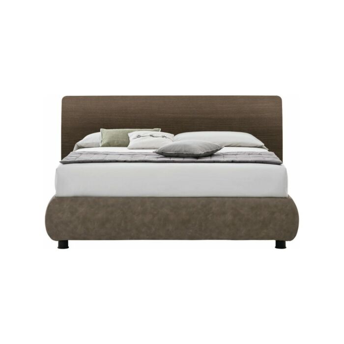 tomasella PRADO IMBOTTITO Double bed - wooden frame - removable padded bed frame - with storage