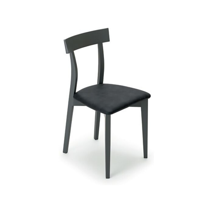 fgf GRACE Chair with wooden structure and wooden seat | eco leather | microfiber | velvet