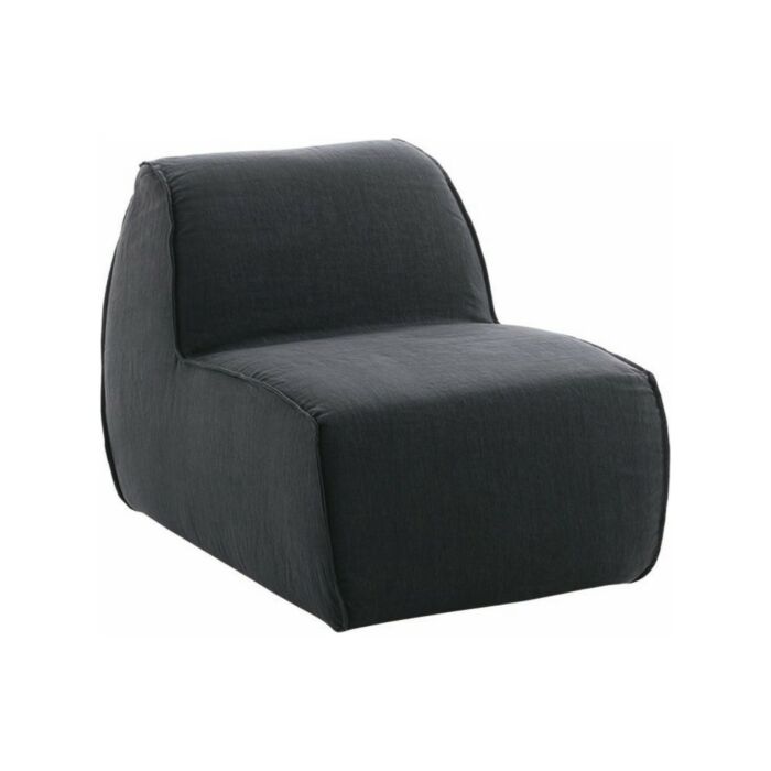 tomasella SOFT Poltroncina sfoderabile in tessuto | lino | ecopelle | pelle