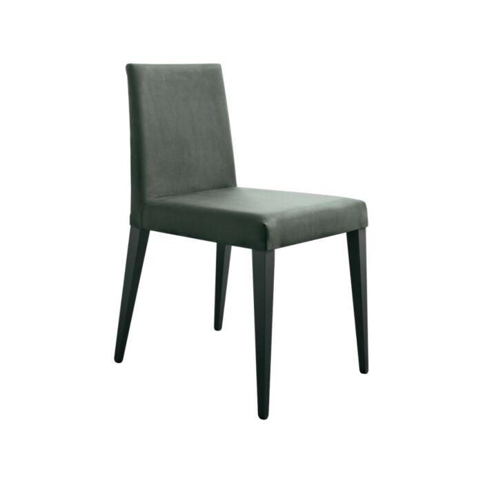 tomasella TIFFANY Chair with lacquered structure and fabric seat | leather | eco-leather