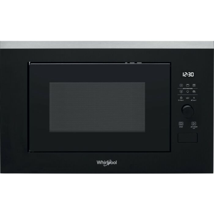 whirlpool WMF250G Built-in microwave oven cm. 59 h. 39 - black / stainless steel