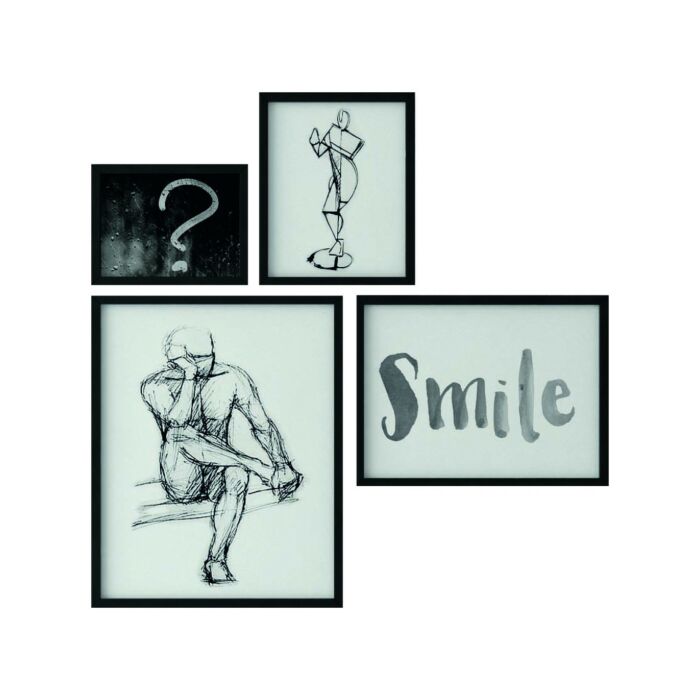 tomasella ELEGANCE S Set of 4 paintings 87 L x 87 H