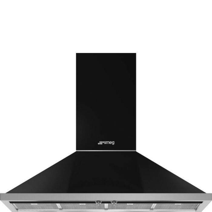 smeg design KPF12BL Portofino Hotte murale cm. 120 - noir