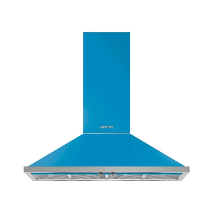 smeg design KPF12T Portofino Hotte murale cm. 120 - turquoise