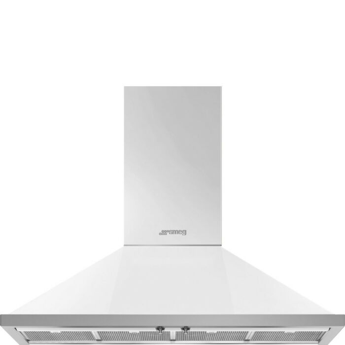smeg design KPF12WH Portofino Hotte murale cm. 120 - blanc