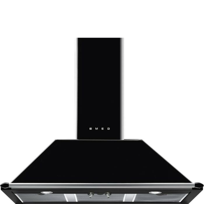 smeg design KT100BLE Victoria Wandhaube cm. 100 - schwarz