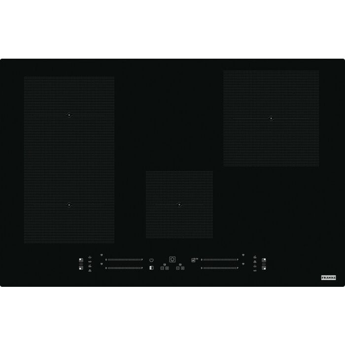 franke FMA 804 I F BK Maris Piano cottura a induzione cm. 77 - cristallo nero