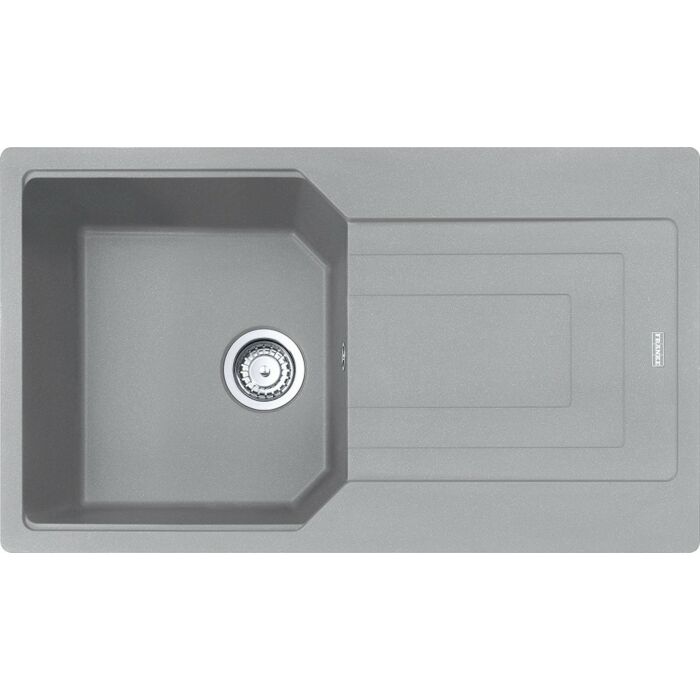 franke UBG 611-86 Urban Lavello 1 vasca incasso/filotop 86 x 50 con gocciolatoio reversibile - stone grey