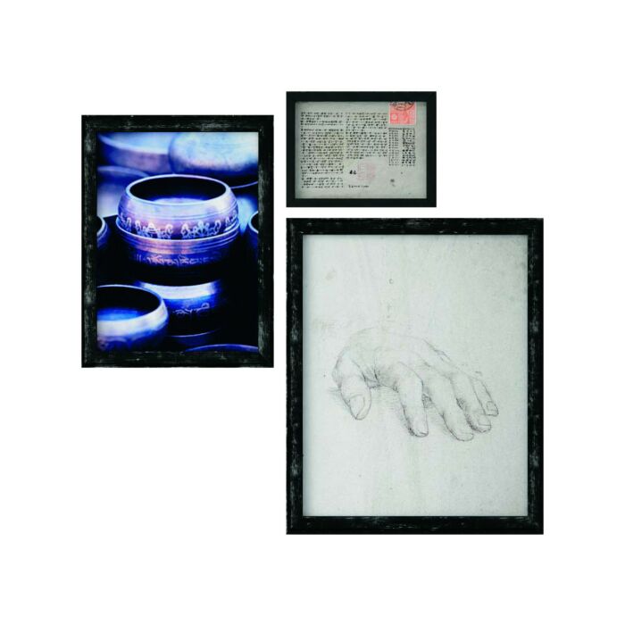 tomasella CONTEMPORARY XS Set of 3 paintings 71 W x 75 H