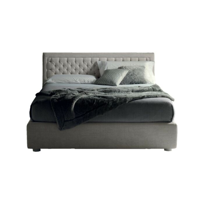 samoa NEST BEDROOM PORTRAIT Einzelbett gepolstert | Quadrat und eine halbe | Doppelbett - optionaler Bettboden - optionaler Behälter