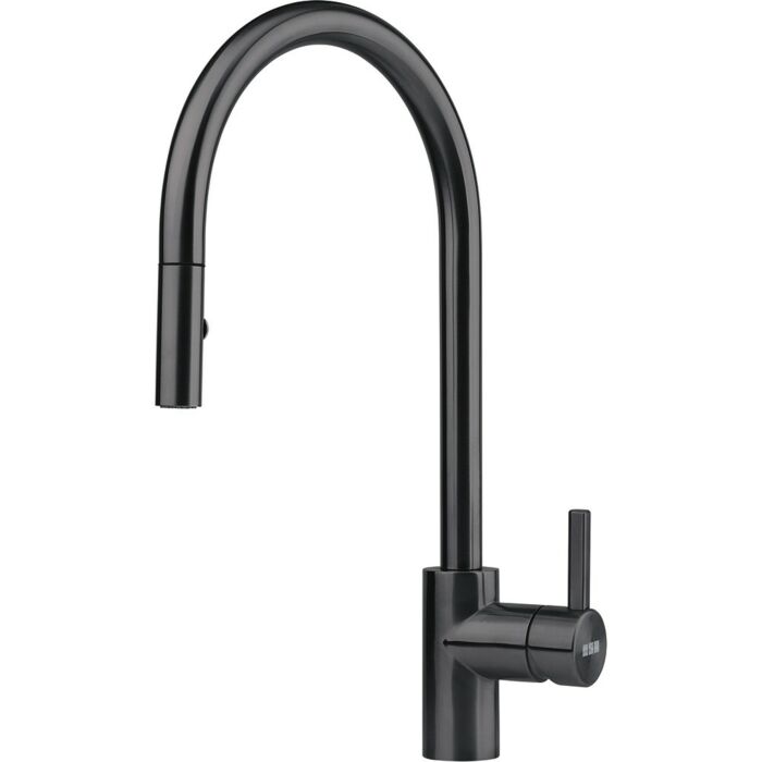 franke Eos Neo Doccia Kitchen mixer with shower - black steel