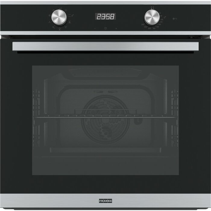 franke FSM 86 H XS Smart Forno elettrico multifunzione cm 60 - inox satinato/cristallo nero