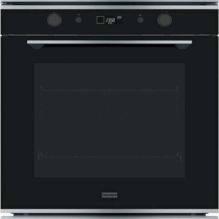 franke FMY 98 P XS Mythos Electric multifunction pyrolytic oven cm 60 - satin stainless steel/black glass