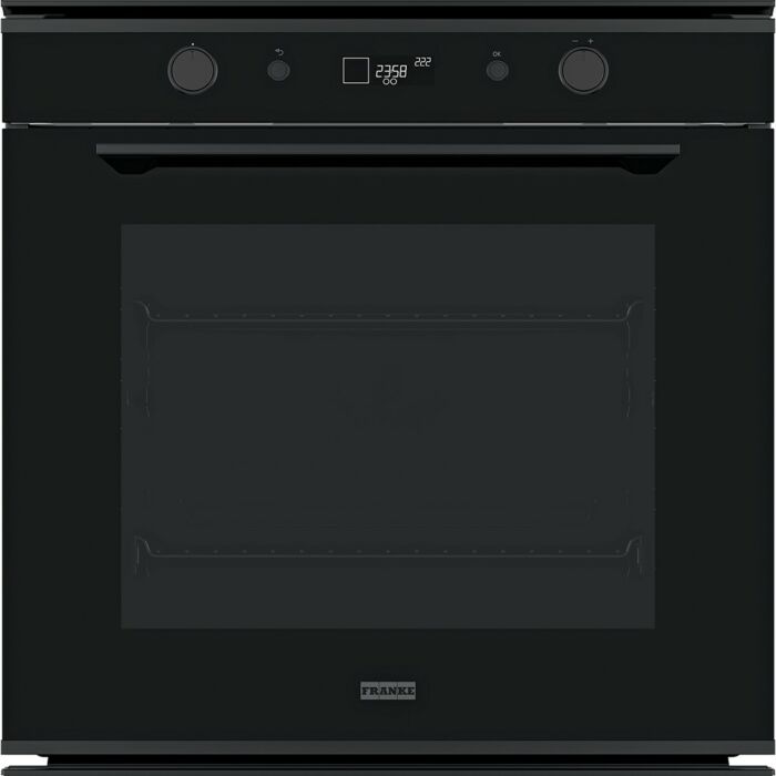 franke FMY 98 P BK Mythos Black Steel Pyrolytic multifunction electric oven 60 cm - black steel