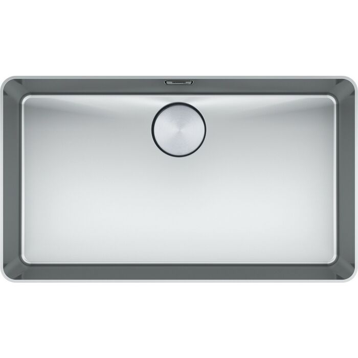 franke MYX 210-70 Mythos 1 bowl semi-flush/flush-mounted sink 71 x 41 - satin stainless steel