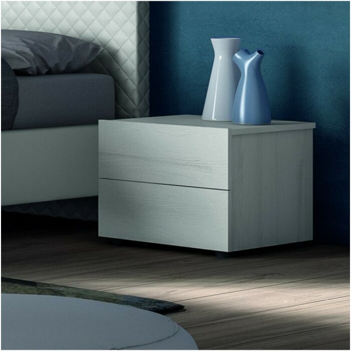 santalucia mobili DADO PRATICO 2-drawer nightstand in lacquered | essence | material with side drawer opening