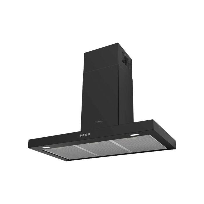 faber STILO COMFORT BK MATT A120 Emotion Cappa a parete cm. 120 - nero opaco