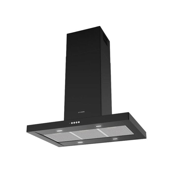 faber STILO COMFORT ISOLA BK MATT A90 Emotion Inselhaube cm. 90 - mattschwarz