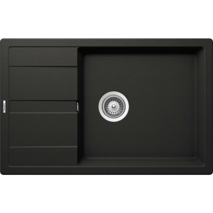 schock Primus D100XS 1 bowl sink above/undermount 78 x 50 with reversible drainer - absolute black