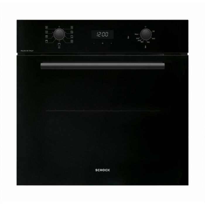 schock Silver F609 Multifunktions-Elektroofen cm. 60 - schwarz verspiegelt
