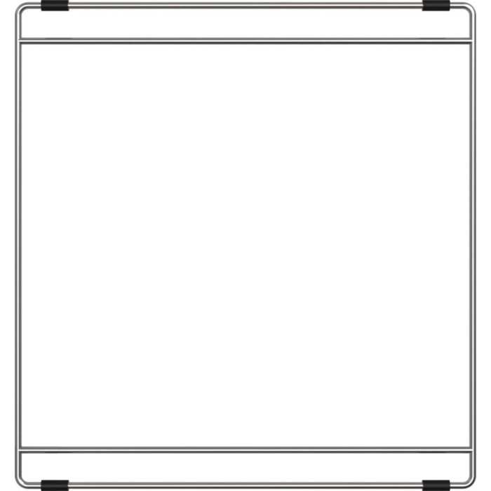 schock 629151 Sostegno in filo 34 x 36 cm - inox