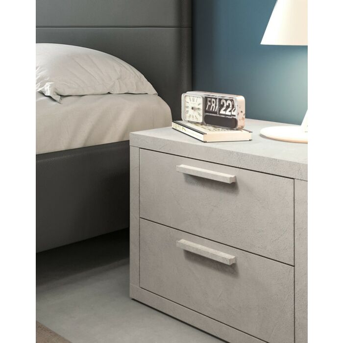 santalucia mobili HOT PRATICO 2-drawer nightstand in lacquered | essence | material with handles
