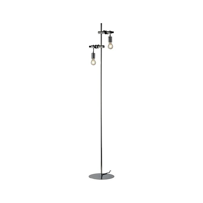 luce ambiente design I-ADMIRAL-PT2 Admiral Lampada da terra H. 165 cm in metallo cromo
