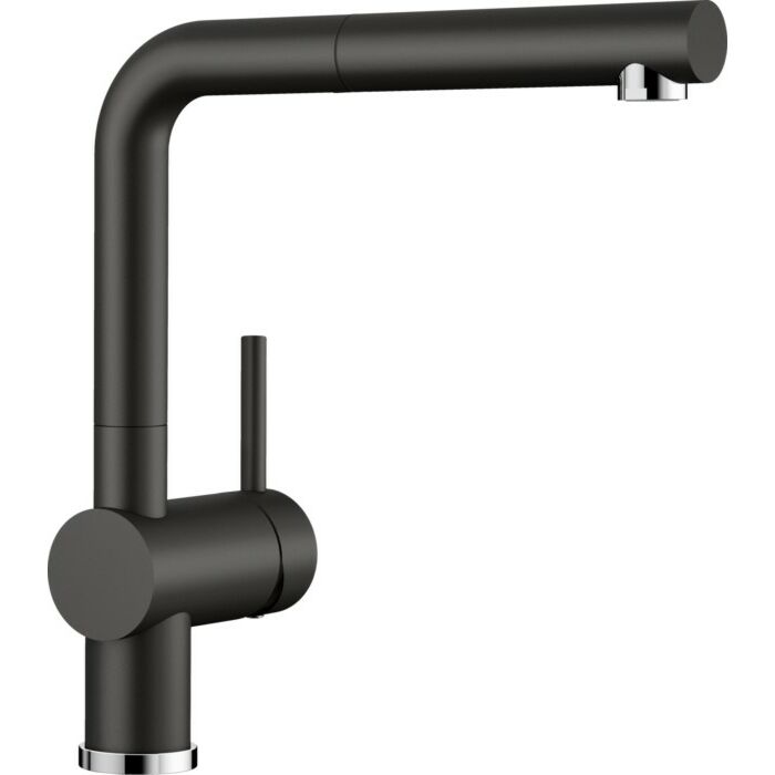 blanco Linus-S Modern Küchenmixer mit Dusche - schwarz