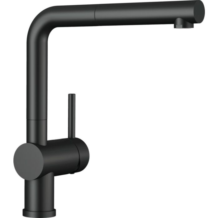 blanco Linus-S Modern Küchenmixer mit Dusche - mattschwarz