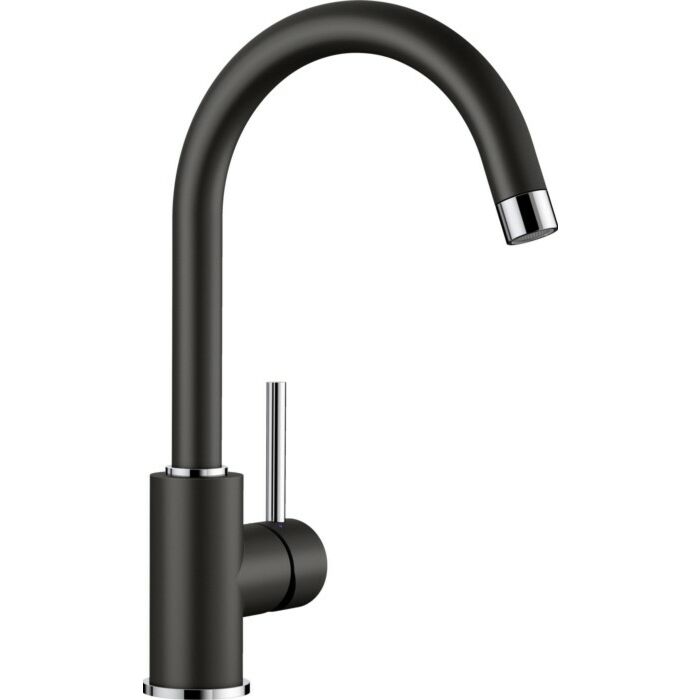 blanco Mida Modern Kitchen mixer - black