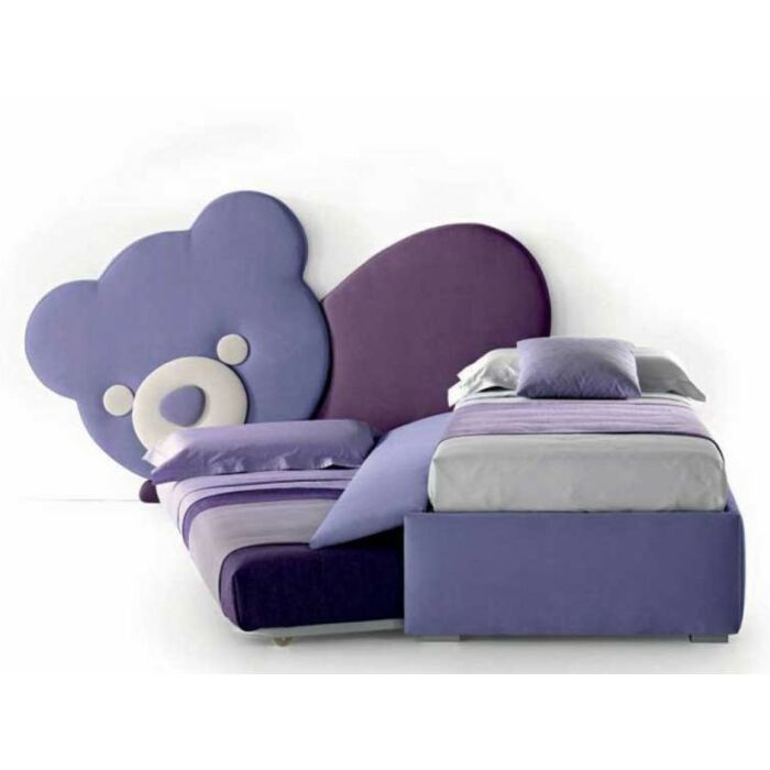 samoa TED Kids' World Pannello testiera rivestito in tessuto | ecopelle - versione dx | sx