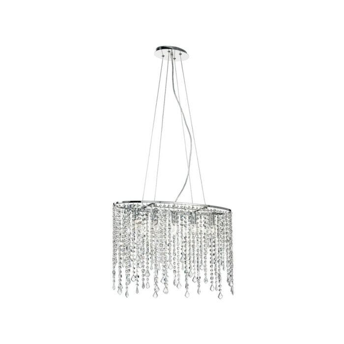 luce ambiente design I-BREEZE/S5 Breeze Kronleuchter aus Metall und Kristall