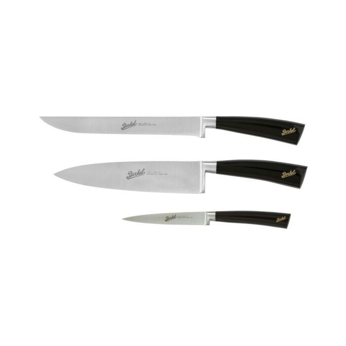 berkel ELEGANCE Set di 3 coltelli - nero
