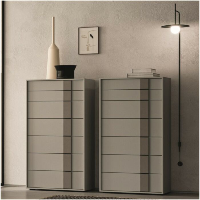 santalucia mobili QUADRO 12 HOMY Chest of drawers with 7 drawers in wood | lacquered