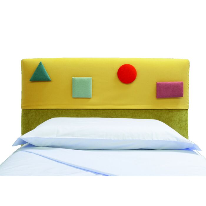 samoa COVER FUN Match Bedroom Space Fodera per testiera | pediera letto Plain | Plain Laterale in tessuto | ecopelle