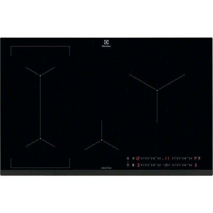 electrolux EIL83443 Piano cottura a induzione cm. 80 - vetroceramica nero