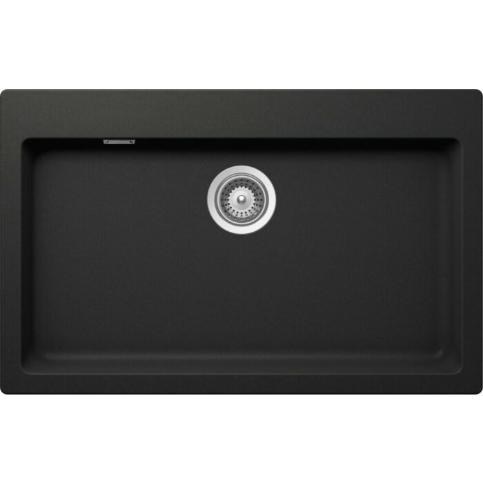 schock Primus N100XL 1 Becken Aufsatz-/Unterbauspüle 79 x 50 – absolut schwarz