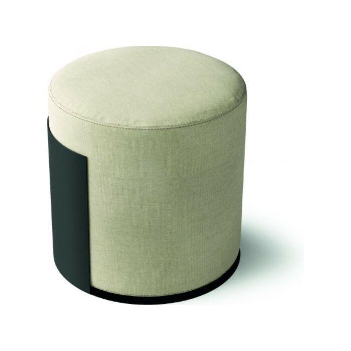 santalucia mobili BELLINI HOMY Pouf con struttura in metallo e rivestimento in tessuto | ecopelle